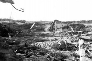 Bild 6: Trümmerfeld ca.1965, viele der Säulen wurden entfernt