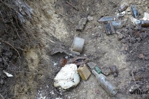 Bild 5: Situation bei den Baggerarbeiten